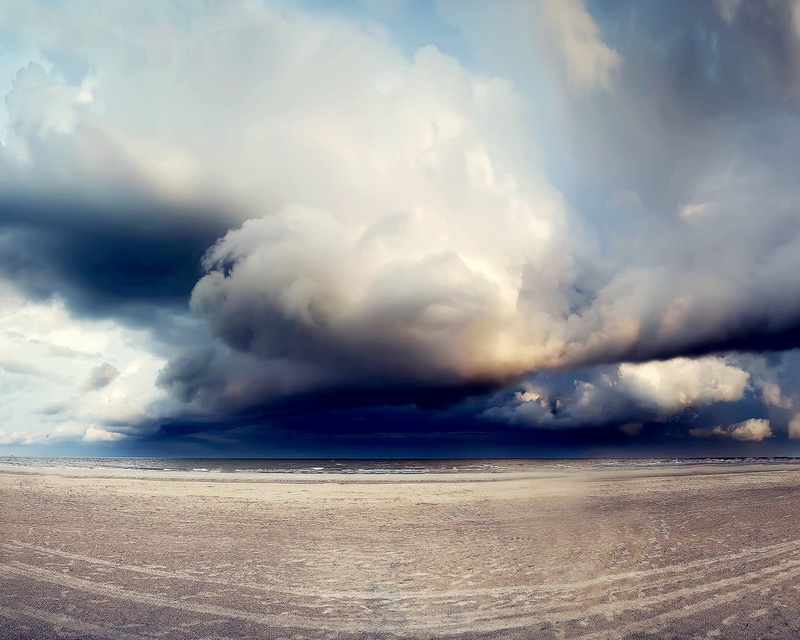 white, clouds, beach, outdoors, storm, cloud - sky, sea, water, land, sky, overcast, thunderstorm, nature, anime, no people, storm cloud, ominous, cloudscape