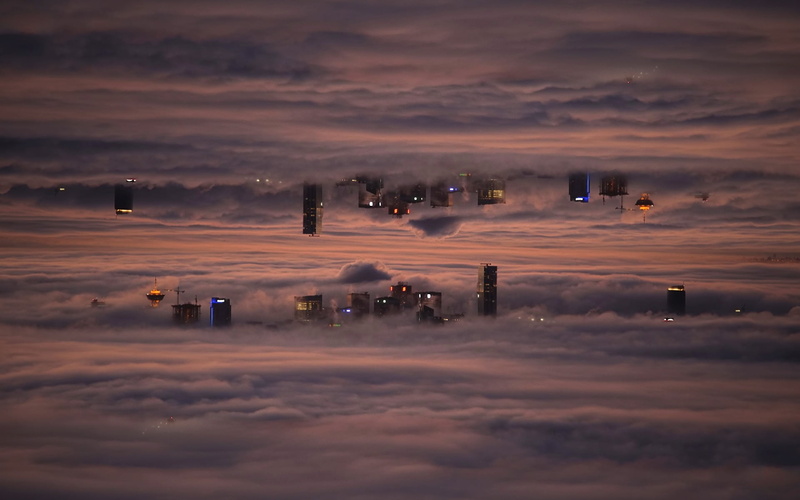 transportation, rise, factory, environment, building, sunset, industry, skyscraper, fuel and power generation, 1080P, building exterior, high, architecture