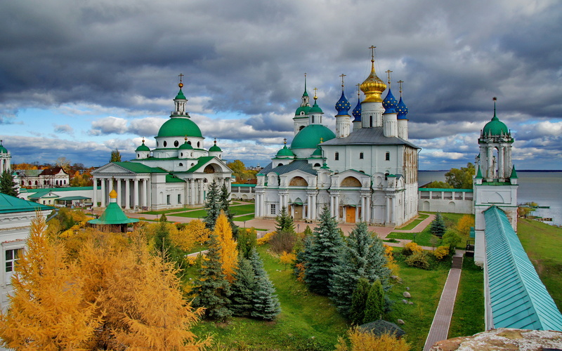 orthodox, spaso, yakovlevsky, great, 4K, churches, rostov, monastery, russia