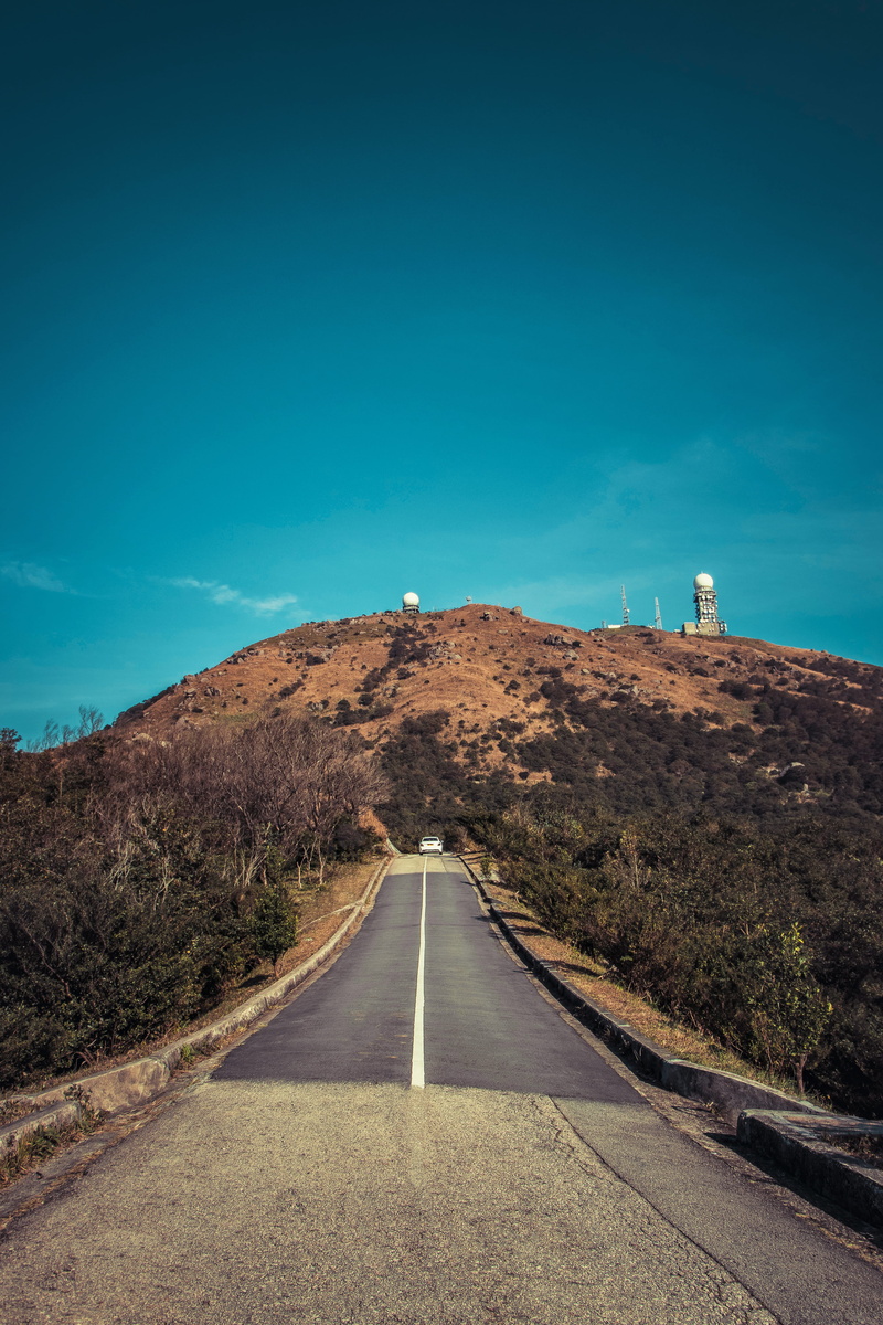 unsplash, day, marking, roadtrip, horizon, hong kong, non-urban scene, sign, country road, lines, no people, nature, landscape, outdoors, the way forward