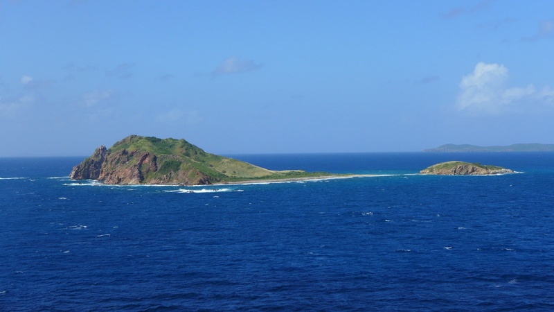St. Thomas, tranquility, day, scenics - nature, non-urban scene, tranquil scene, nature, land, mountain, 1080P, outdoors, sea, horizon over water, Caribbean