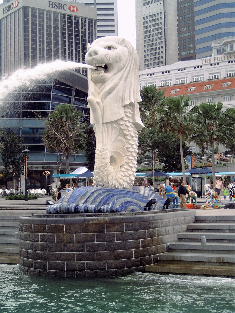 built structure, Fountain, travel Destinations, 1080P, outdoors, city, Water, human representation, nature, art and craft, day, incidental people, urban Scene