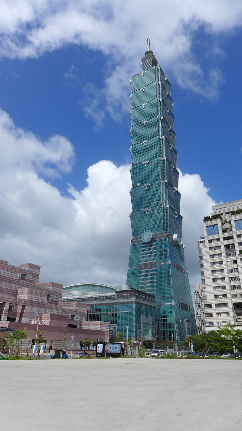 taipei 101, location, travel destinations, architecture, nature, tall - high, low angle view, tourism, built structure, cloud - sky, modern, travel, 4K