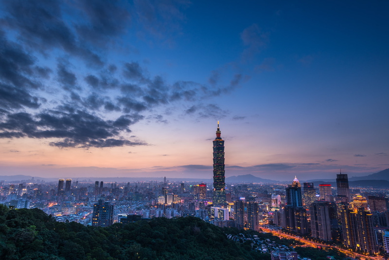 1080P, Sky, Cities, Landscape, Night, Cityscape, City, Skyscraper, Taipei 101, Taiwan, Taipei