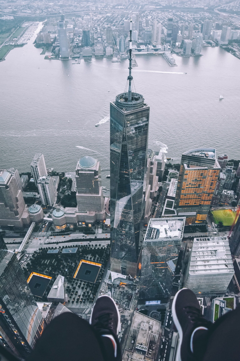 center, skyline, city, laying, aerial view, river, high angle view, water, aerial, no people, building exterior, world, financial district, built structure