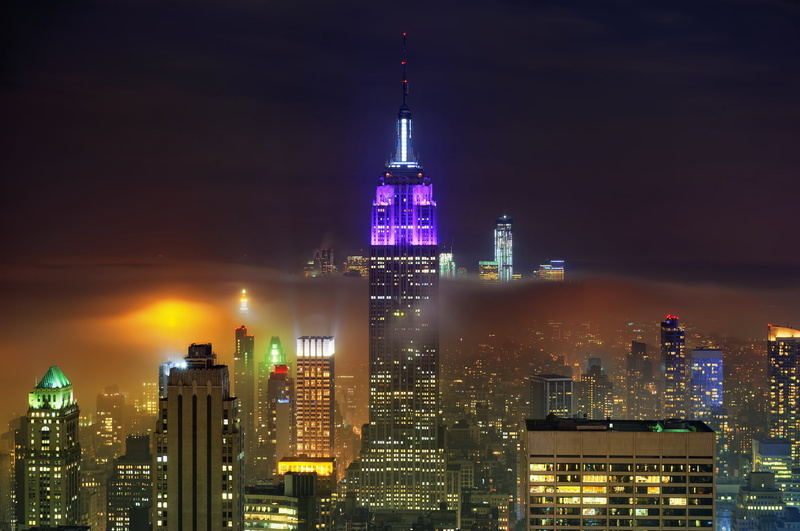 building exterior, digital, outdoors, center, world, night, urban skyline, no people, residential district, laser, architecture, skyscraper, Cityscapes