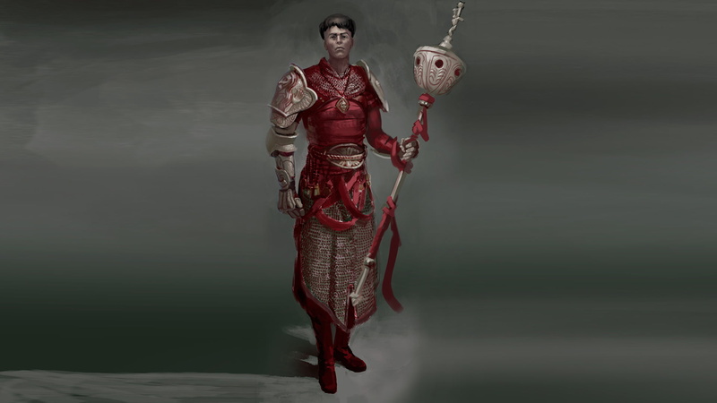 Esdras, 1080P, Blasphemous, of the Anointed Legion, artwork, concept art, video game art, video games