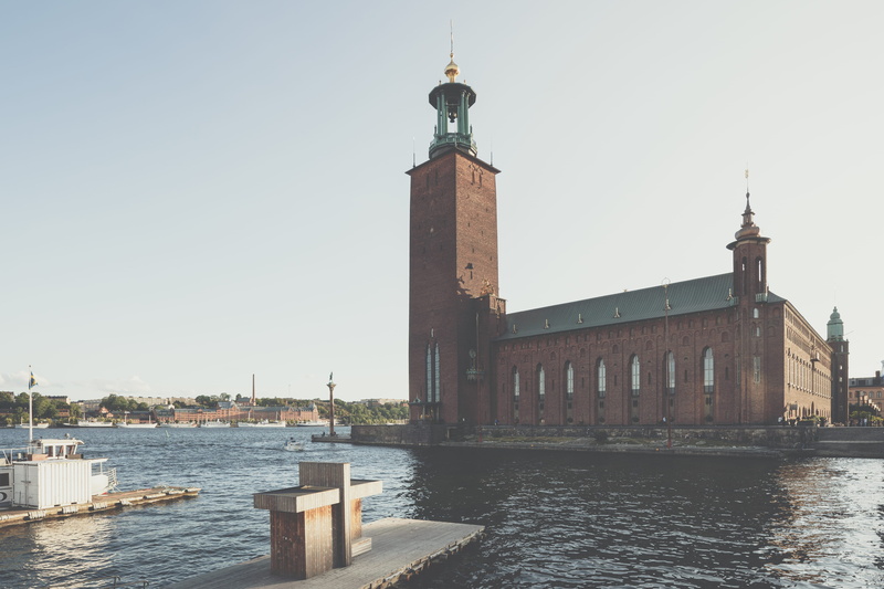 tall - high, stockholm, scandinavia, day, no people, tourist, waterfront, spire, modern, built structure, city, nature, attraction, sweden, architecture