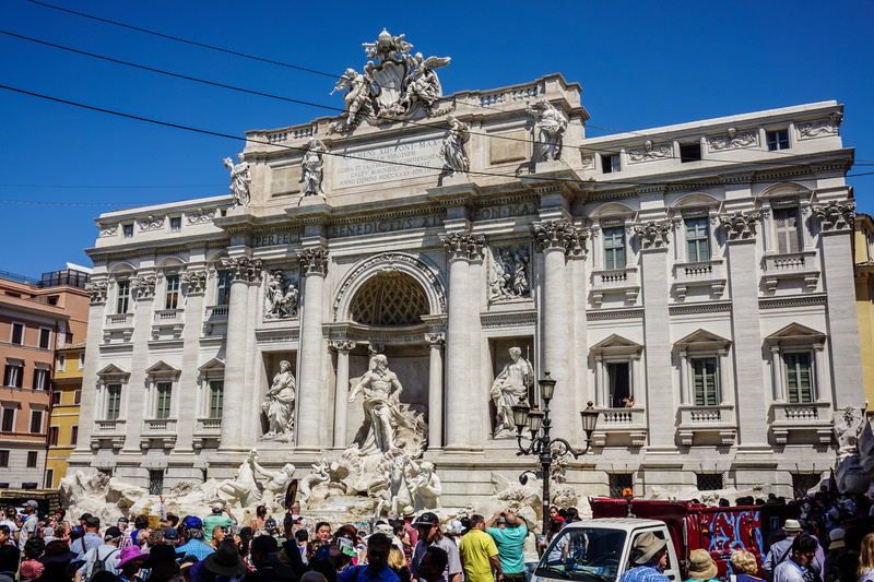 Trevi Fountain, clemens xii pont max, clemens, tourist, point, spot, venice, max, 5K, xii, italy