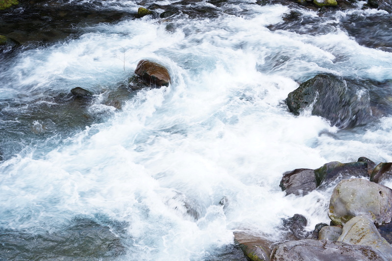 outdoors, sea, day, stream, flowing, rock - object, rushing, river, rocks, bank, flowing water, aquatic sport, nikko, land, 4K, boulders, beauty in nature