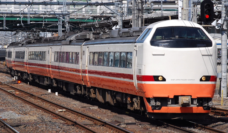 built structure, 2K, outdoors, travel, rail transportation, nikko omiya, locomotive, railroad car, stationary, mode of transportation, city, transportation
