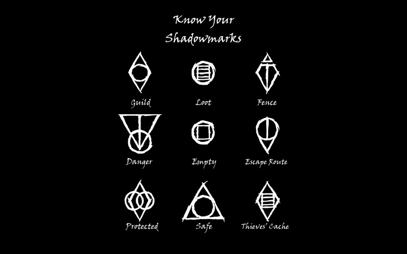 2K, the elder scrolls v skyrim black symbols thieves guild the elder scrolls iv oblivion video games