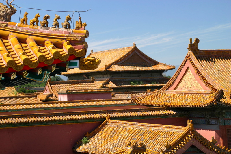 forbidden City, religion, spirituality, ornament, chinese Culture, architecture, built structure, sunlight, beijing, temple - Building, buildings, history