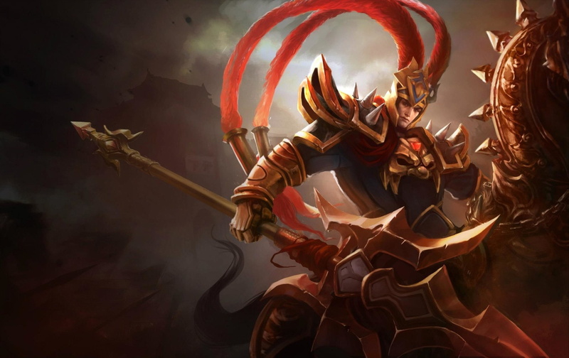 League Of Legends, holding, Warrior, digital, Video Game, spear, man, Jarvan IV (League Of Legends), 1080P