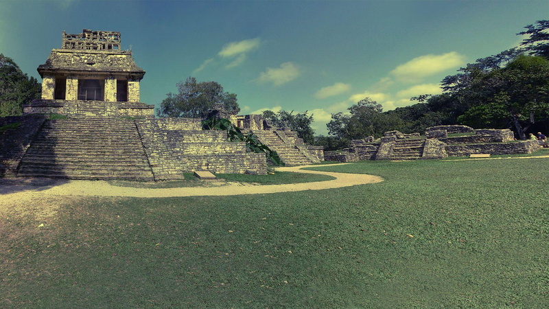 image, picture, ancient, mexico, palenque, 1080P, historic, architecture, south, photograph, wall, city