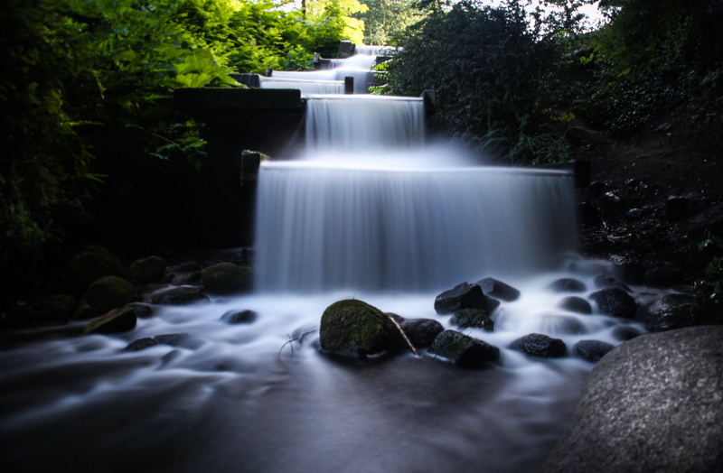 landscape, motion, power in nature, solid, 4K, blurred motion, water, flowing, no people, Hamburg, beauty in nature, falling water, flowing water, nature