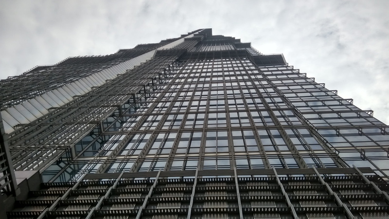 building, architecture, day, cloud - sky, outdoors, no people, skyscraper, jinmao tower, building exterior, china, asia, office, shanghai, nature, built structure