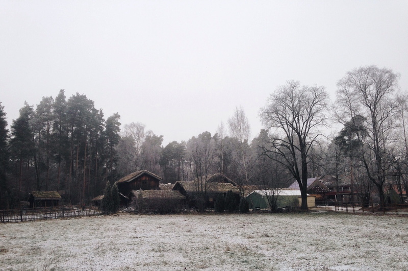 outdoors, no people, built structure, plant, land, environment, wilderness, the norwegian museum of cultural history, cottage, cold temperature, architecture