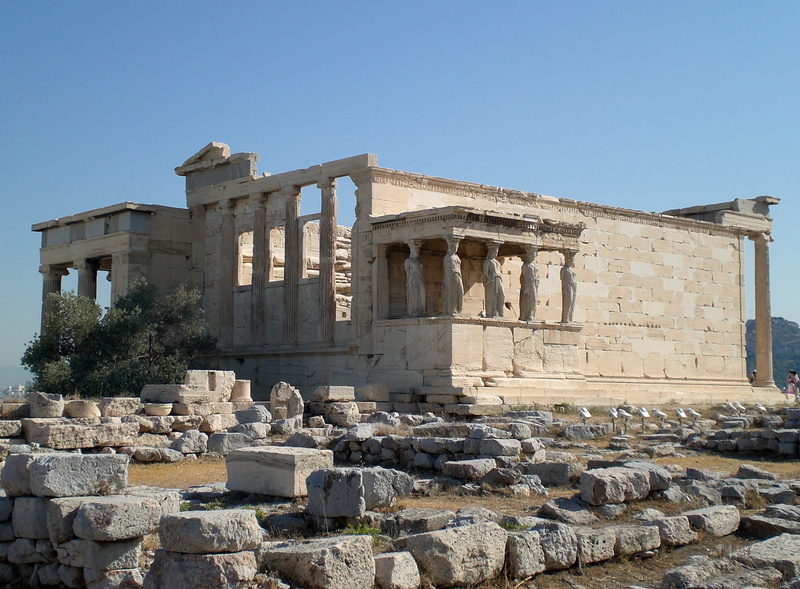 stone Material, monuments, ruined, ancient Civilization, the Past, classical, Erechtheum, history, temple - Building, temple, athens - Greece, no people
