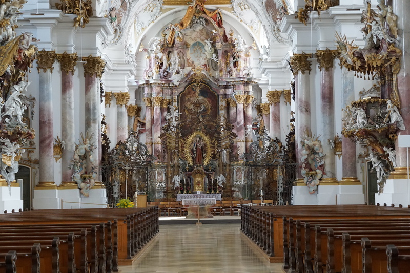 Church, day, human representation, germany, ceiling, altar, 5K, belief, münster, statue, faith, built structure, history, representation, aisle, pew, God