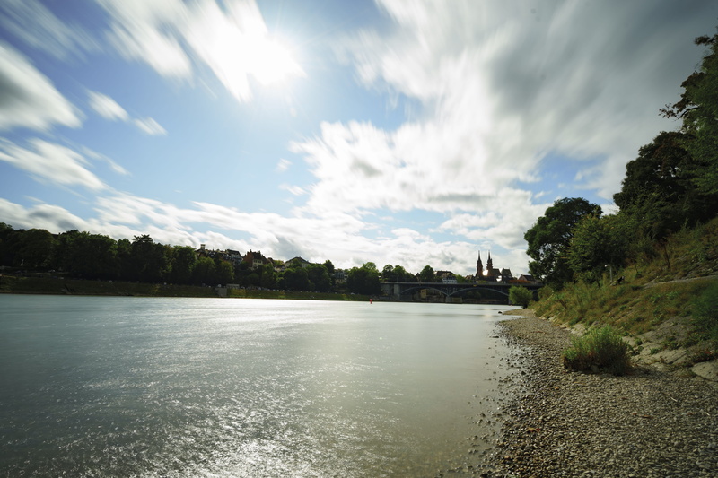 architecture, rhein, clouds, waterfront, tree, nature, rhine, day, outdoors, built structure, 5K, tranquil scene, tranquility, beauty in nature, river