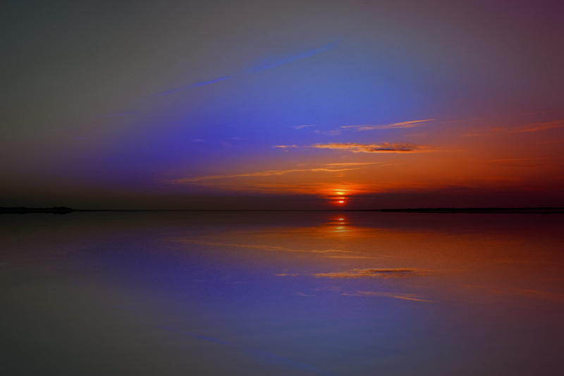 sunset, the evening, body, Wyk auf Föhr, beauty in nature, romantic sky, cloud - sky, reflection, idyllic, water, nature, waterfront, sky, The sound of silence