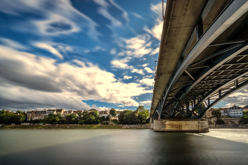 5K, connection, no people, sky, cityscape, bridge, building exterior, underneath, travel destinations, city, switzerland, built structure, transportation
