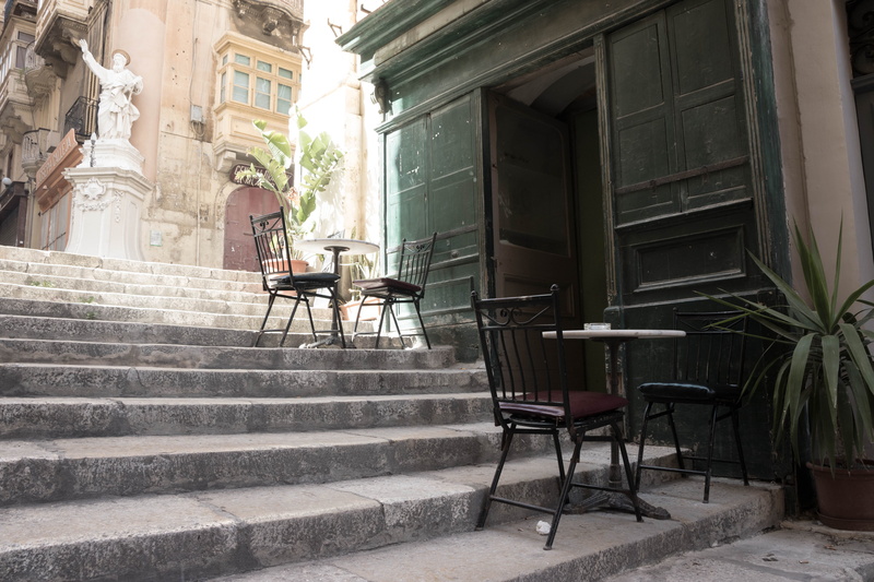 restaurant, empty, entrance, building, bar, built structure, absence, plant, outdoors, steps and staircases, building exterior, day, street, window, seat
