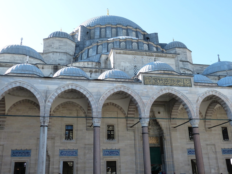 no people, istanbul, built structure, city, spirituality, islam, pillar, travel destinations, history, religion, architectural column, süleymaniye, suleymaniye mosque