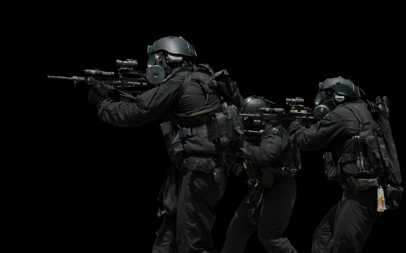 gun, weapon, emergency, police, team, swat, 1080P, crime