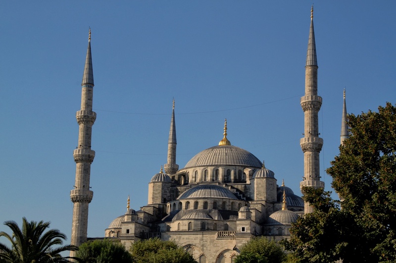 1080P, history, travel, dome, built structure, istanbul, islam, spirituality, place of worship, religion, belief, heritage, outdoors, sky, tree, no people