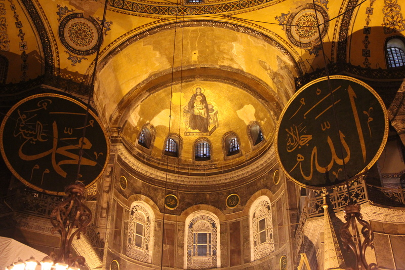 the past, architecture, architecture and art, apse, tower, creativity, history, prophet, religion, built structure, altar, building, dome, istanbul, ornate