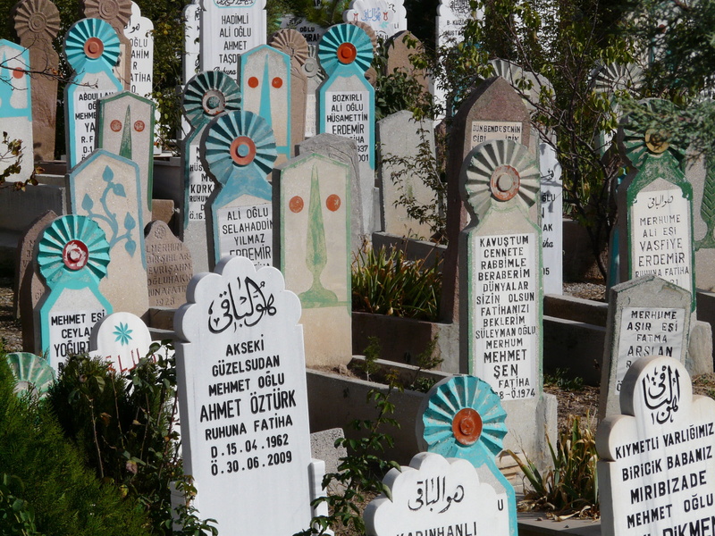 religion, turkey, human representation, outdoors, plant, sign, retail, choice, day, konya, grave stones, communication, belief, western script, non-western script