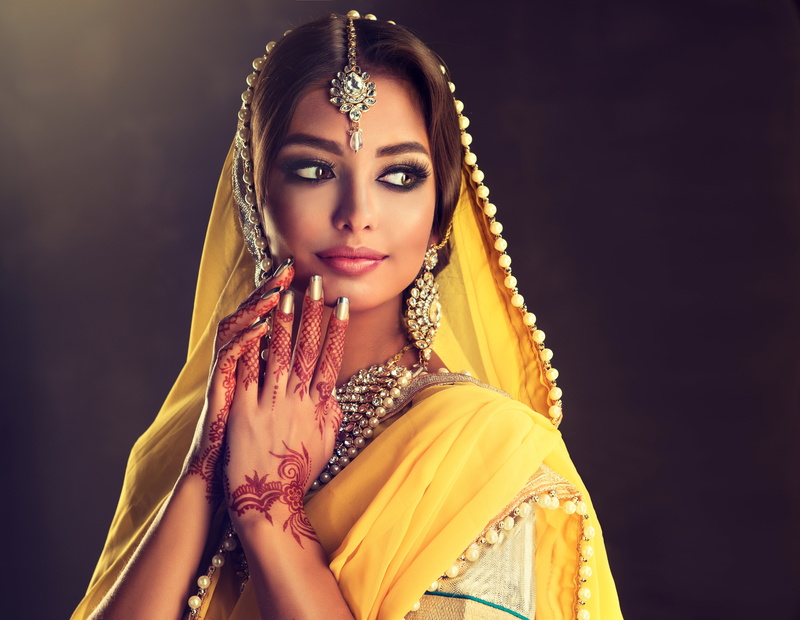 Sofia Zhuravets, pose, Beautiful, makeup, girl, 4K, Dress, style, Indian