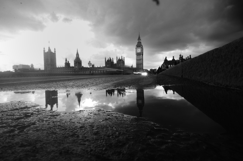 waterfront, grayscale, tourism, photography, architecture, reflection, landmark, london, river, nature, skyscraper, tower, british, monument, bridge, spire