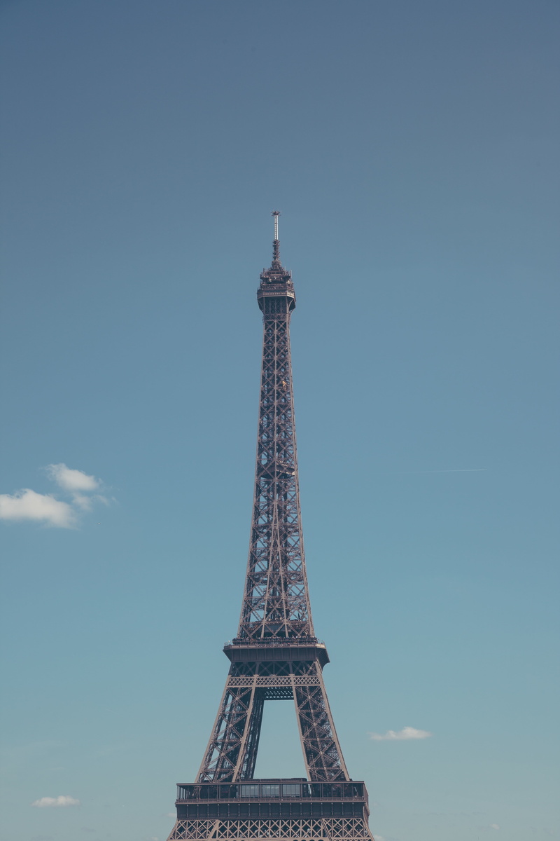 city, high, Eiffeltower, France, Eiffel, day, blue, history, no people, sky, tall - high, architecture, tourism, built structure, Paris, tower, metal, travel destinations
