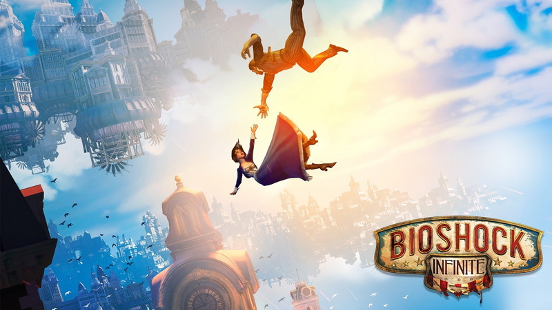 Elizabeth DeWitt, BioShock Infinite, Booker DeWitt, 720P, falling