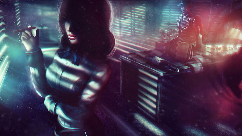 communication, Elizabeth (BioShock), BioShock Infinite, smiling, Bioshock, Booker DeWitt, nightclub, adult, enjoyment, 720P, lifestyles, indoors, illuminated