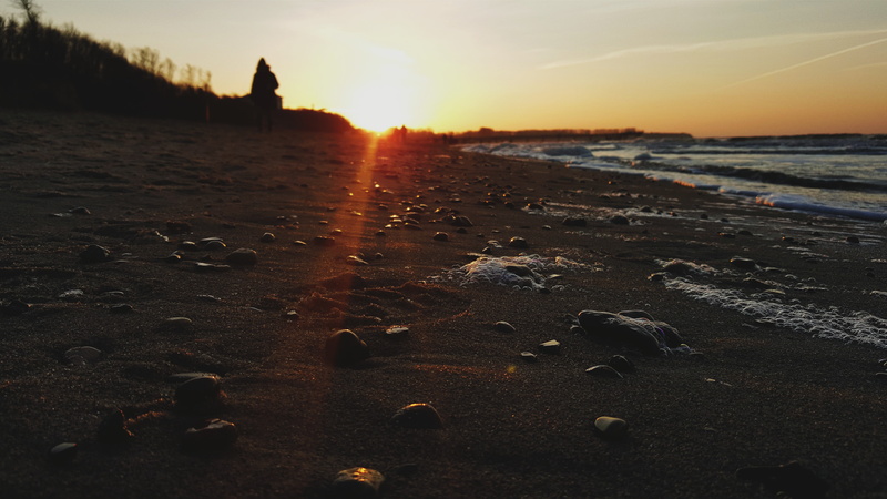 non-urban scene, sunset, sky, outdoors, landscape, surface level, silhouette, tranquility, beauty in nature, sand, sun, Sweden, sunrise, lens flare, land