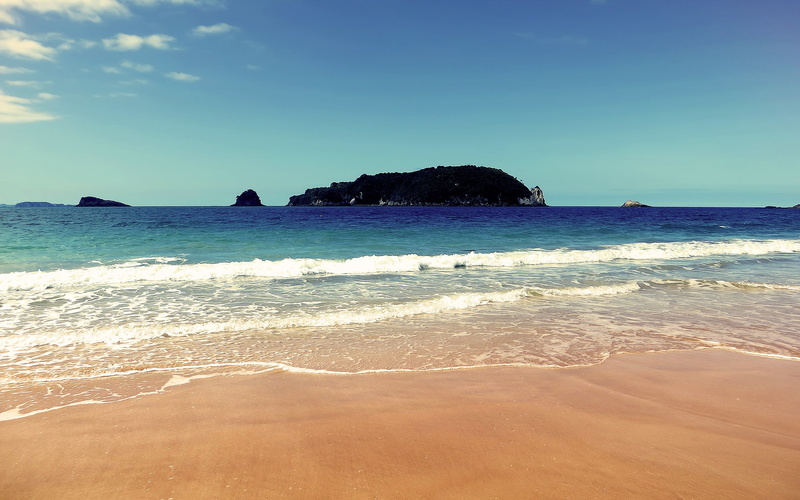 beach, sea, 2K, body, island, surf, water
