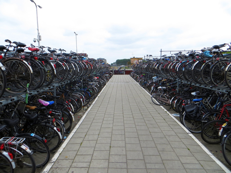 ride, retro, no people, cloud - sky, parking lot, travel, rack, nature, stationary, abundance, town, Rack, large group of objects, europe, netherlands