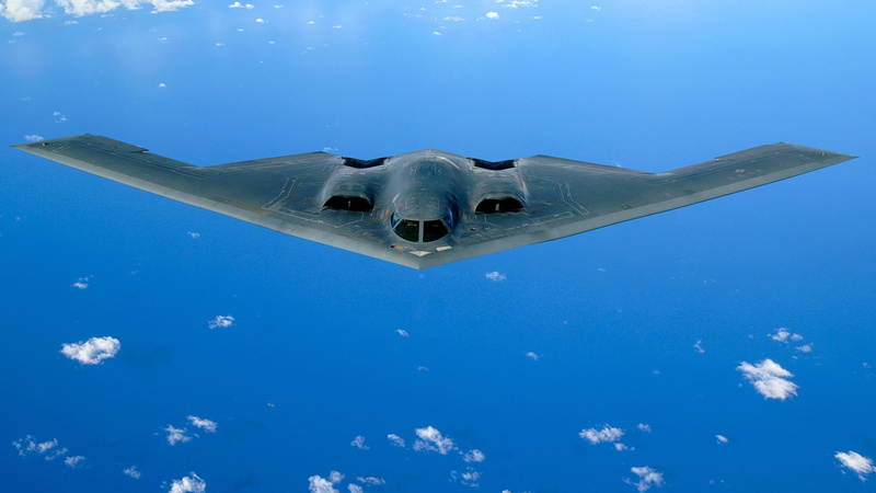 Stealth Bomber, b, aircraft, bomber, hd, heavy, art, military, 1080P, B-2, heavy bomber