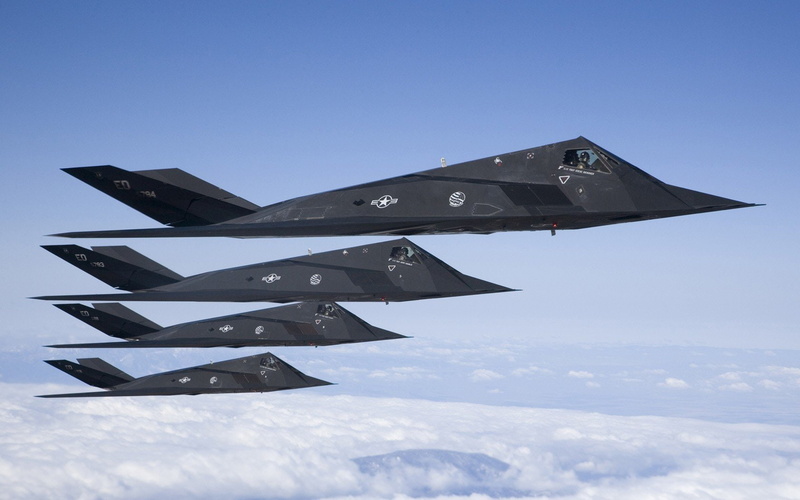 bomber, 720P, usa, military, war, airplanes, nighthawk, stealth, f 117, lockheed