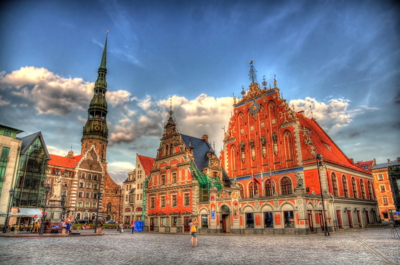 Cities, 1080P, Riga, Building, Latvia, City, Man Made, Architecture