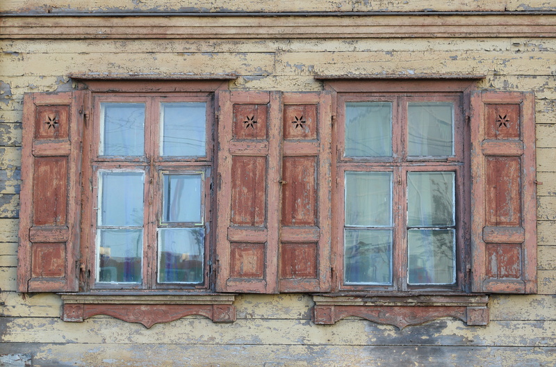wooden, glass, wall - building feature, built structure, latvia, riga, no people, 5K, window frame, closed, building exterior, facade, low angle view