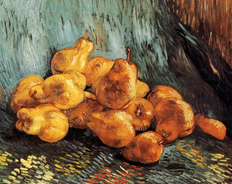 Vincent van Gogh, 2K, Still Life with Pears, pear