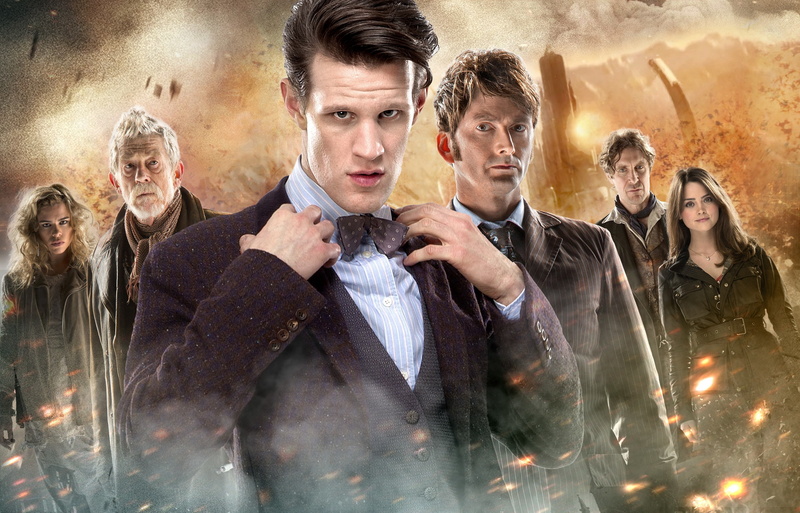 David Tennant, War Doctor, The Doctor, Eleventh Doctor, artwork, Tenth Doctor, Rose Tyler, Matt Smith, 2K, Jenna Coleman, Clara Oswald, Billie Piper, Doctor