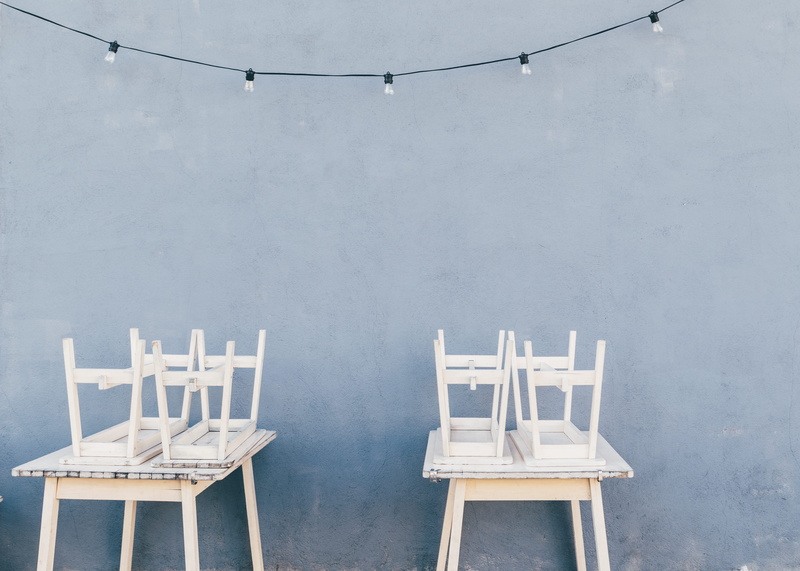 connection, no people, four, white color, empty, white, stools, 5K, indoors, wall - building feature, wooden, copy space, piece, chair, sets, hanging
