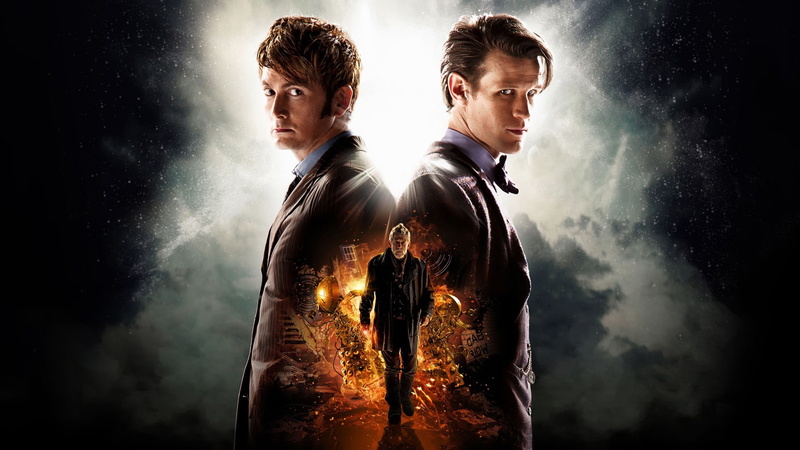 aggression, two people, looking, sky, young men, mystery, nature, The Doctor, David Tennant, males, adult, evil, cloud - sky, Eleventh Doctor, John Hurt