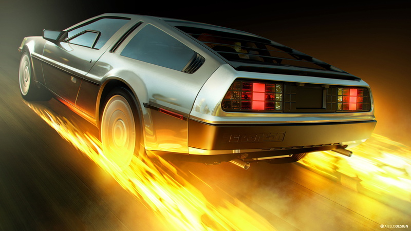 Machine, 4K, Time, DeLorean, Artwork, k